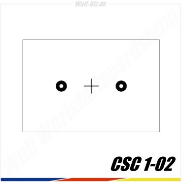 Hella Gutmann CSC-Tool Kalibriertafel Mercedes Benz, Volvo, Polestar & VW CSC 1-02